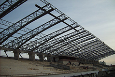 Çelik konstrüksiyon Stad çatısı