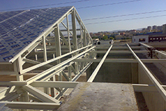 Çelik konstrüksiyon çatı